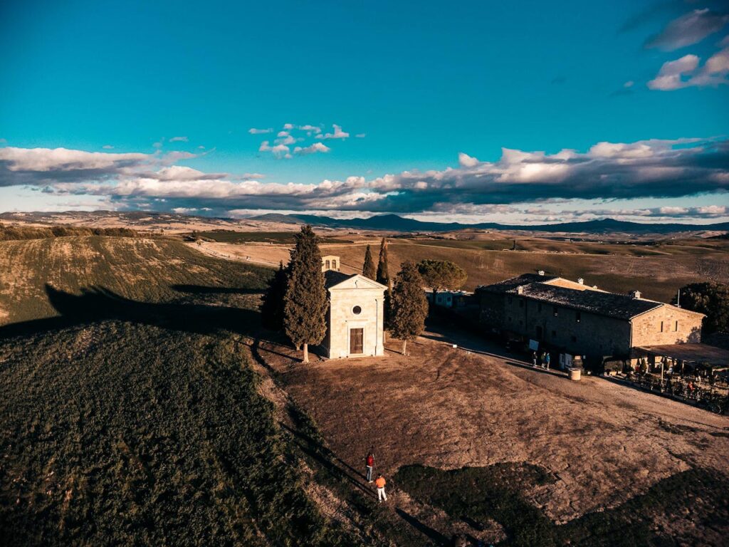 Val d’Orcia Pienza, San Quirico, e la Cappella della Madonna di Vitaleta